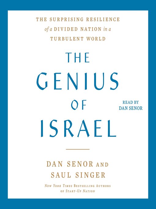 Title details for The Genius of Israel by Dan Senor - Wait list